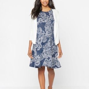 A Pea in the Pod floral sleeveless maternity dress